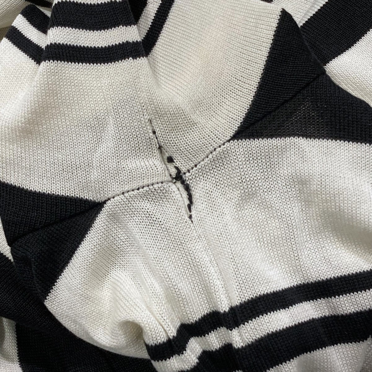 CHANEL ココマークボーダーカットソー 古着・中古-8枚目のアイテム画像