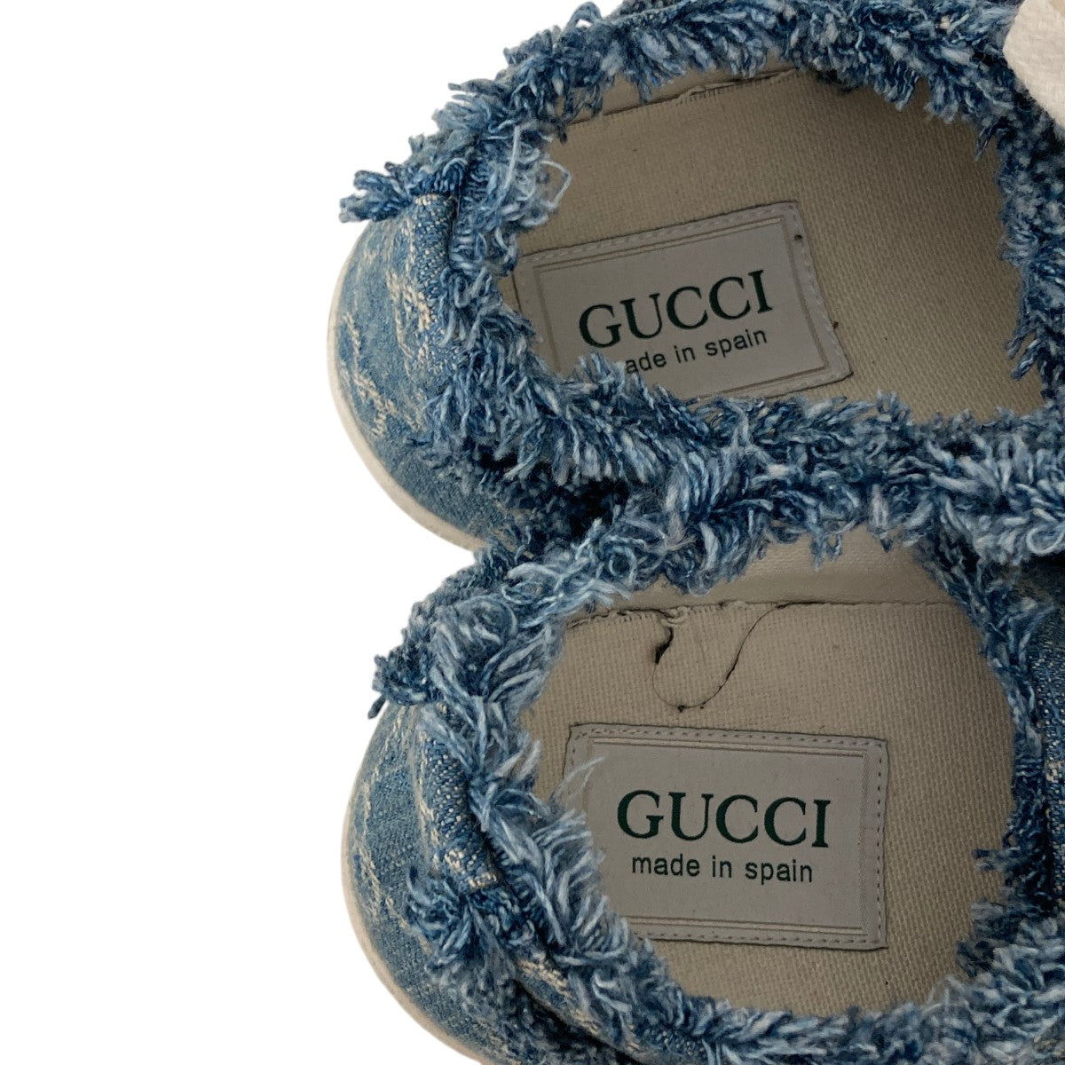 GUCCI 24SSGGロゴデニムスニーカー 古着・中古-4枚目のアイテム画像