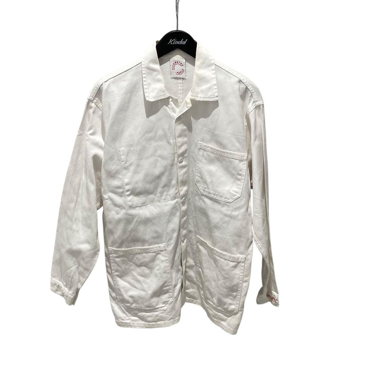KILOMETRE PARIS I Love you but I Have Chosen Rive Droite - Blanc de TravailジャケットH-748 古着・中古-1枚目のアイテム画像