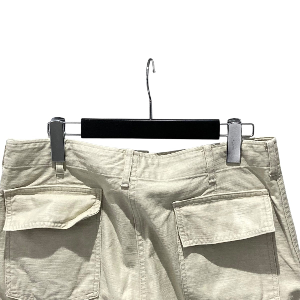 AURALEE 25AWWASHED BAGGY SATIN BLEACHED BAKER PANTSベイカーパンツA25AP01BP 古着・中古-5枚目のアイテム画像