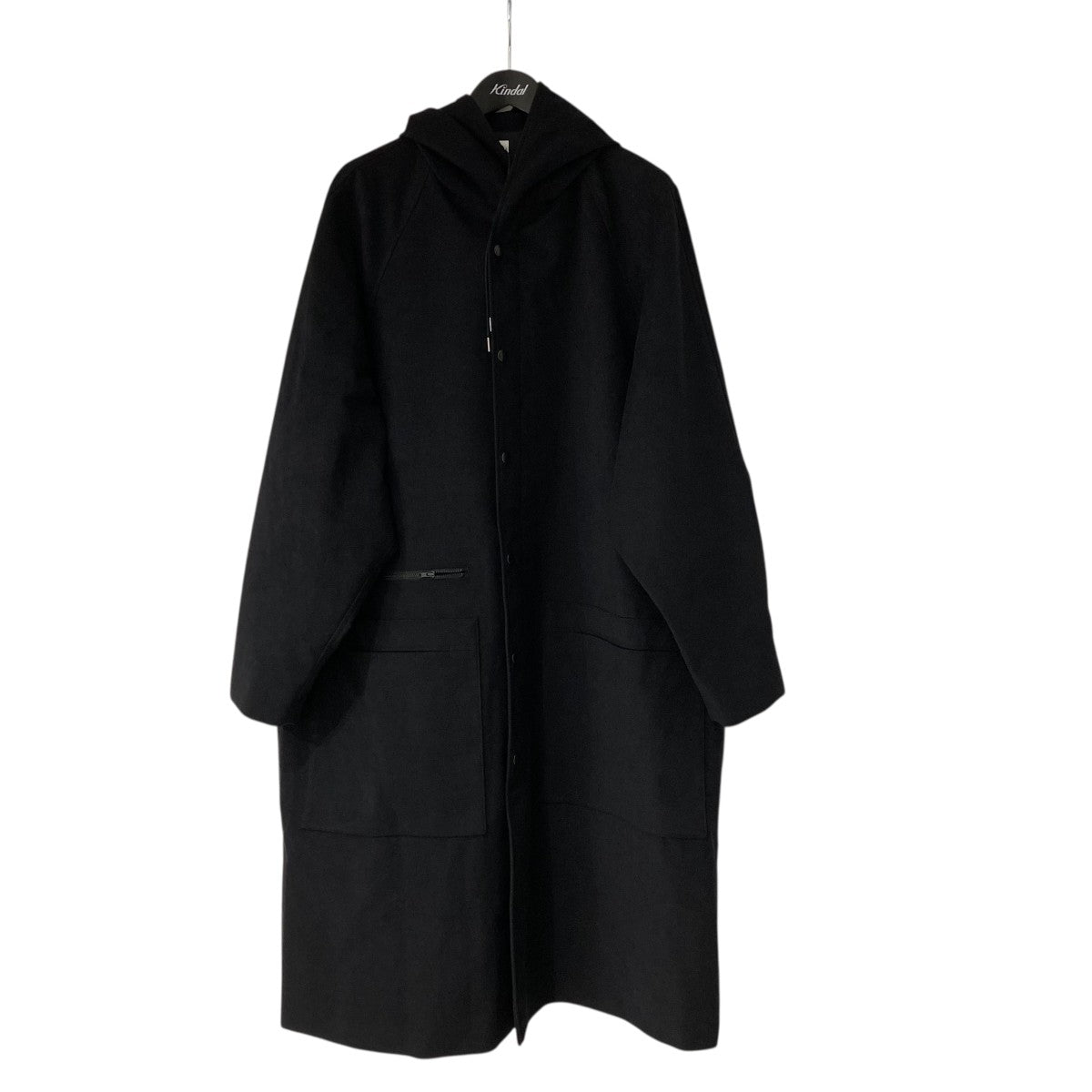 25AWwagamama別注 MICROFIBER LEATHER COATフーデッドコート14S25AF334C