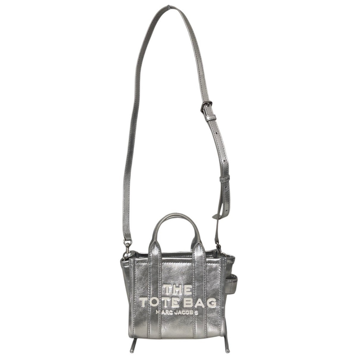 MARC JACOBS Metallic Leather Crossbody Tote2WAYバッグ 古着・中古-1枚目のアイテム画像