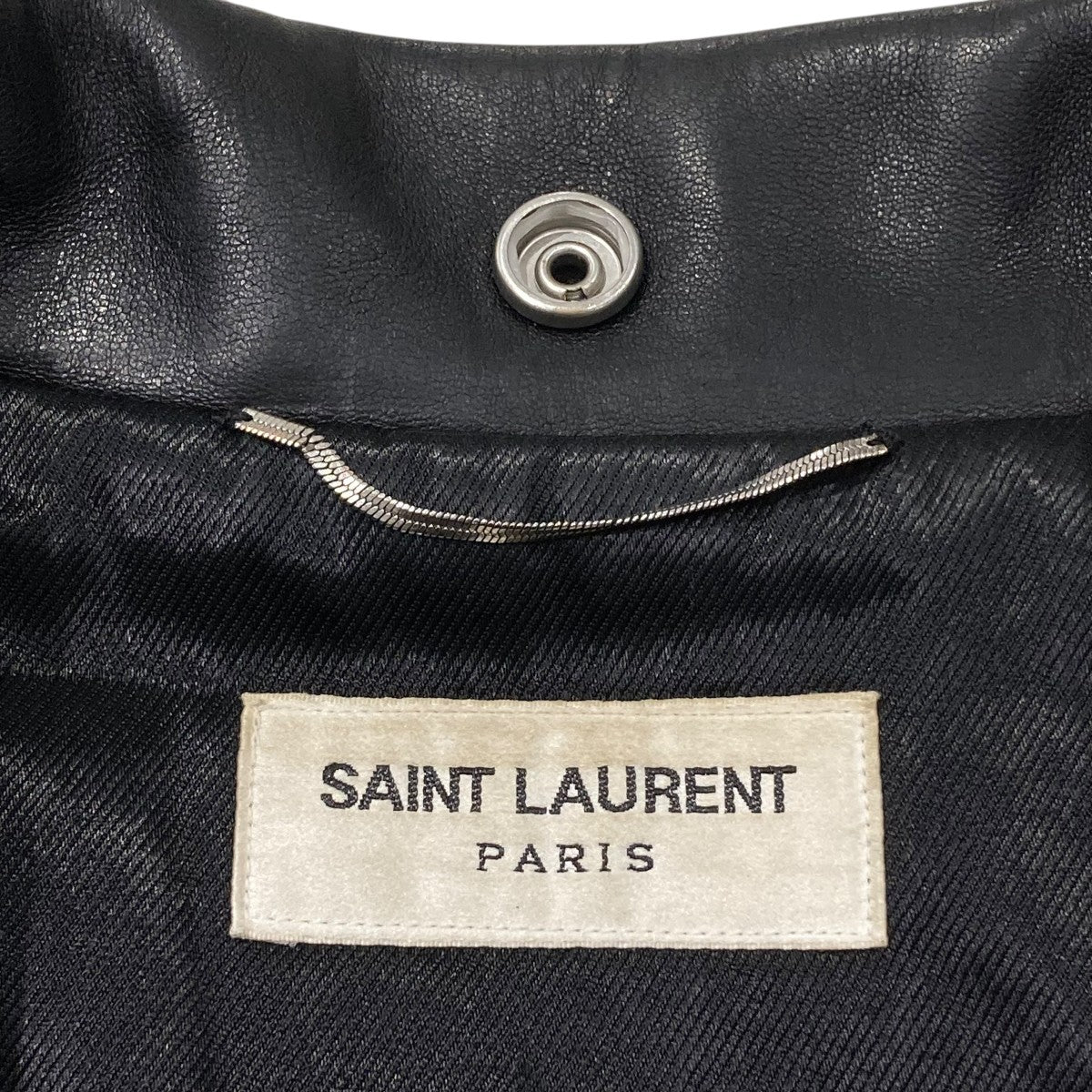 Saint Laurent Paris レザーライダース L01 48 エディ期 SAINT LAURENT PARIS サンローランパリ L01 クラシックモーター