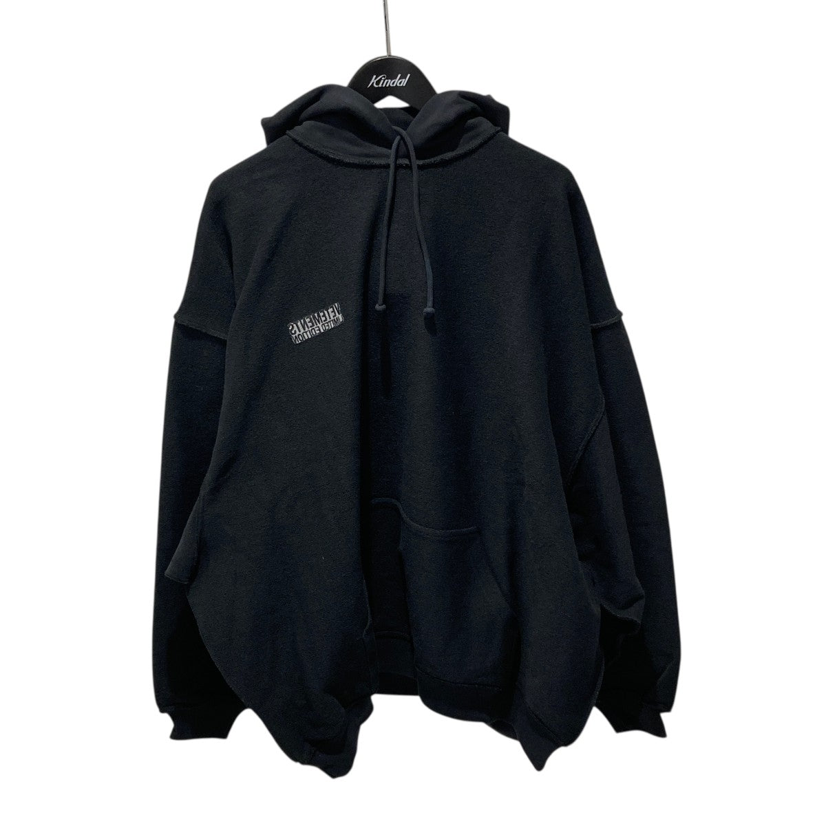 VETEMENTS INSIDE-OUT HOODIE インサイドアウトプルオーバーパーカーUE63HD460B 古着・中古-1枚目のアイテム画像