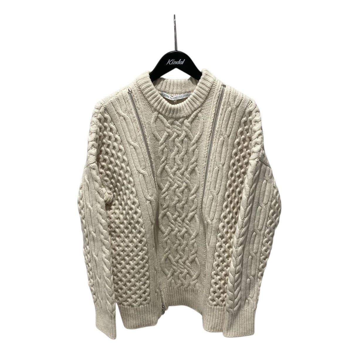 ZIPPED FISHERMAN KNIT SWEATERジップフィッシャーマンニット4B003-0522-39
