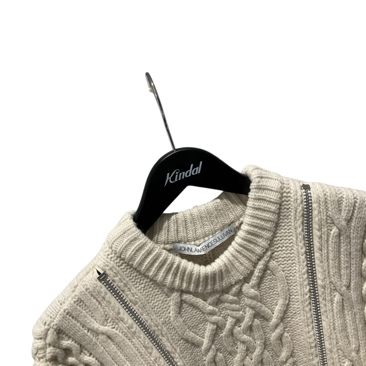 ZIPPED FISHERMAN KNIT SWEATERジップフィッシャーマンニット4B003-0522-39