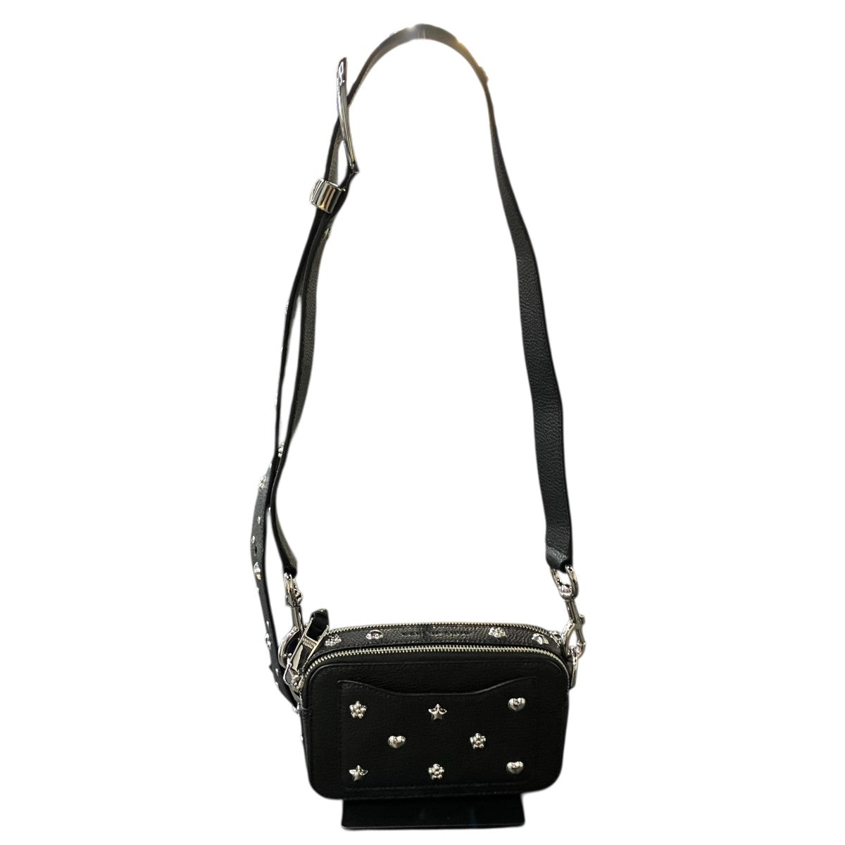 MARC JACOBS 25AWザ ミニ アイコン スタッド スナップショットショルダーバッグ 古着・中古-2枚目のアイテム画像