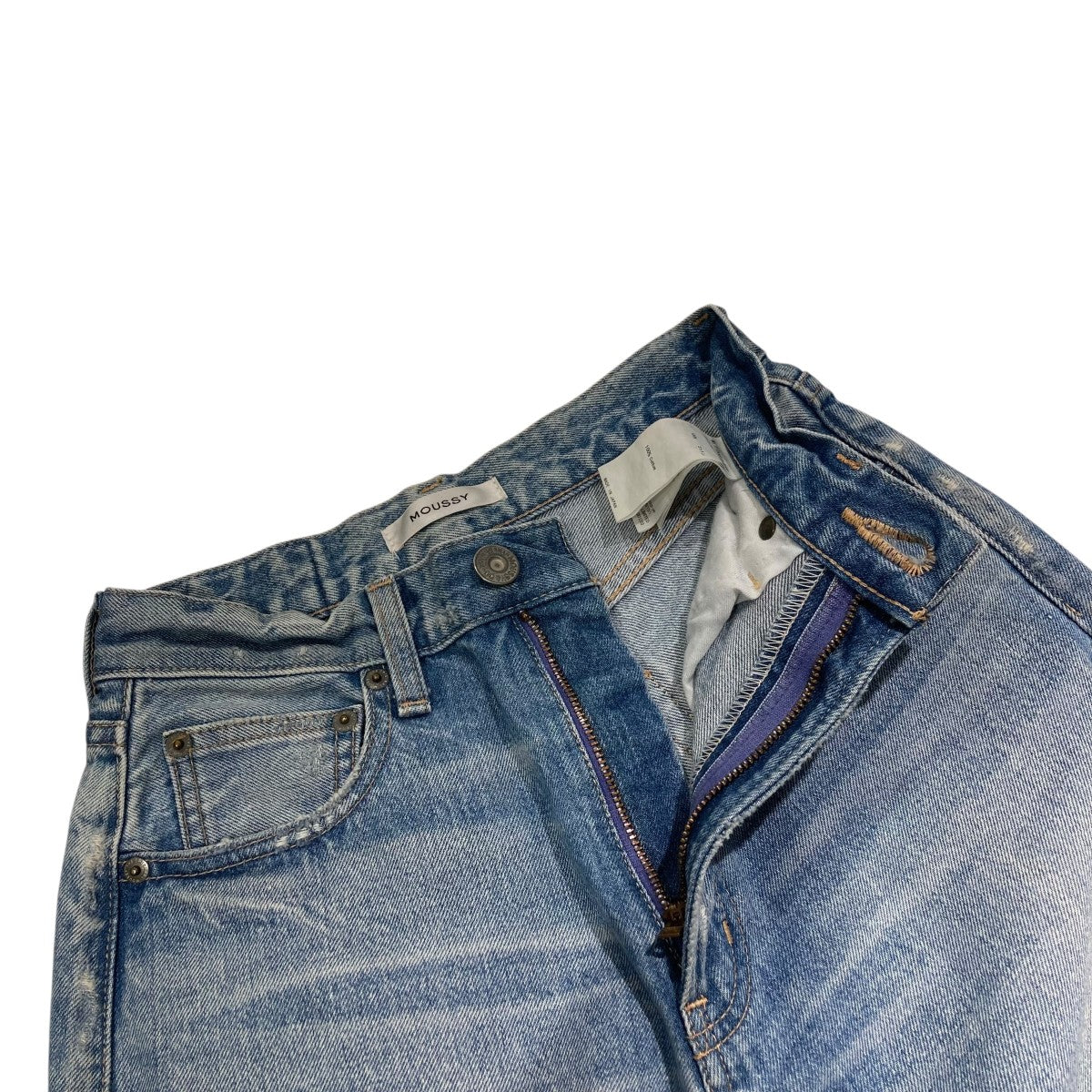 moussy BROKEN WF LOOSEダメージデニムパンツ010AAS11-5220 古着・中古-3枚目のアイテム画像
