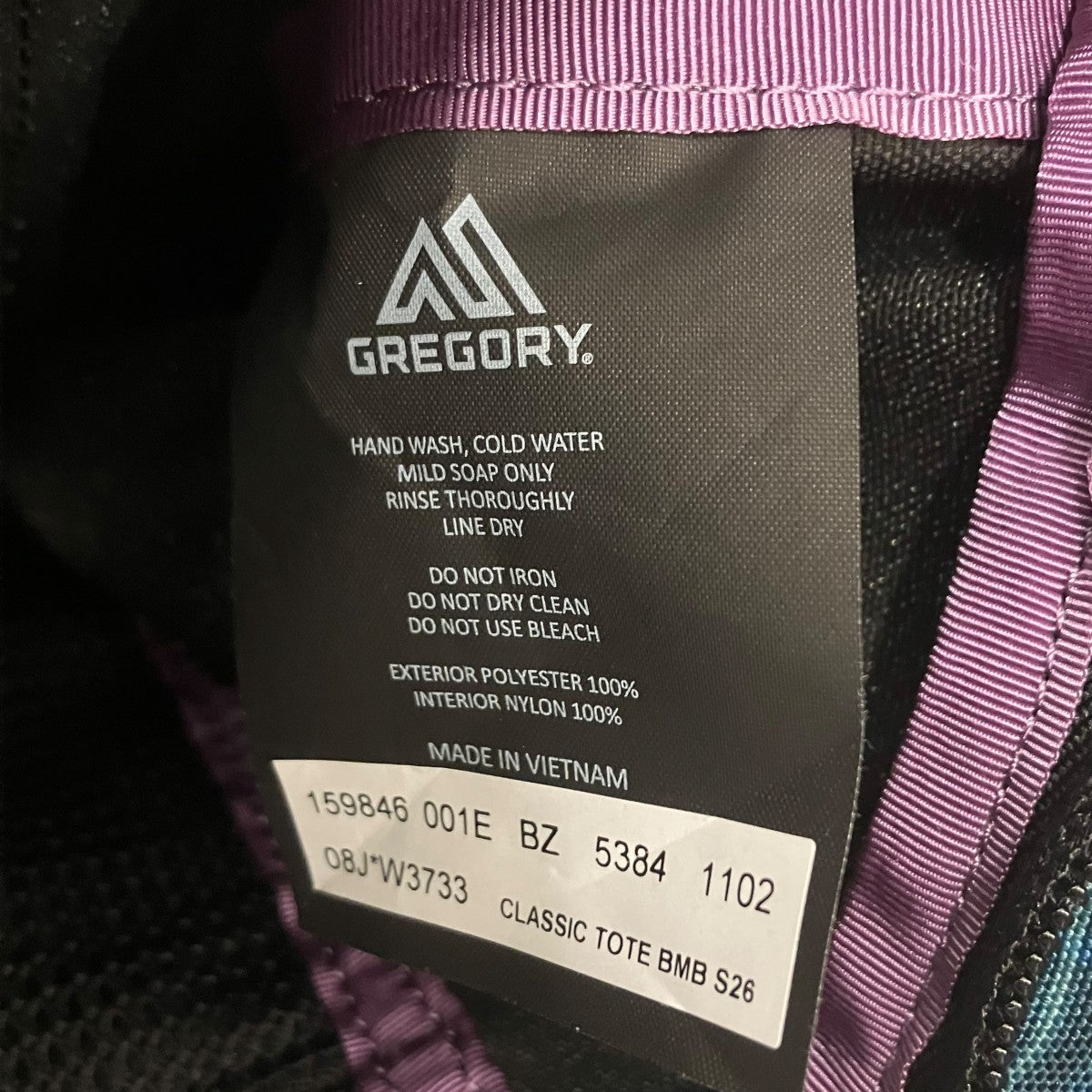 GREGORY GREGORY VINTAGE SIMPLE TOTE CHECK 古着・中古-6枚目のアイテム画像