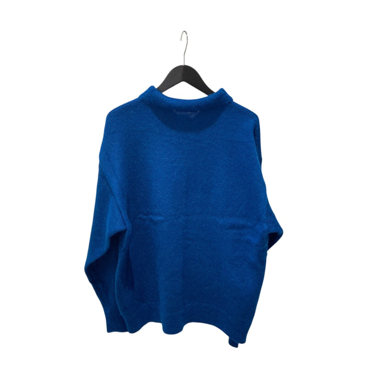 WRAPINKNOT STUDIOUS別注 MOHAIR KNIT POLOセーターWZ423-MP024 古着・中古-2枚目のアイテム画像