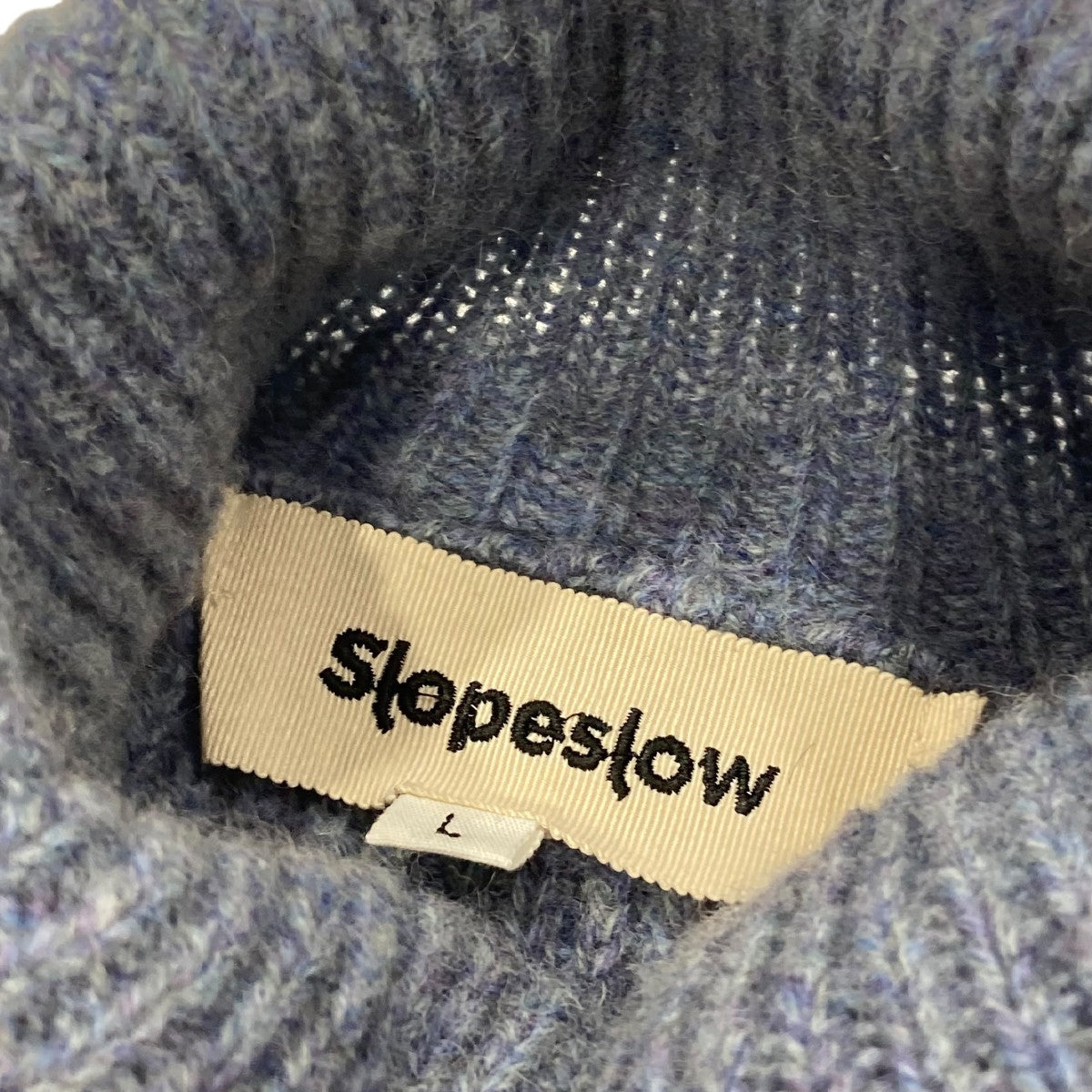brushed yak Shetland wool turtle neck sweaterセーター1243014