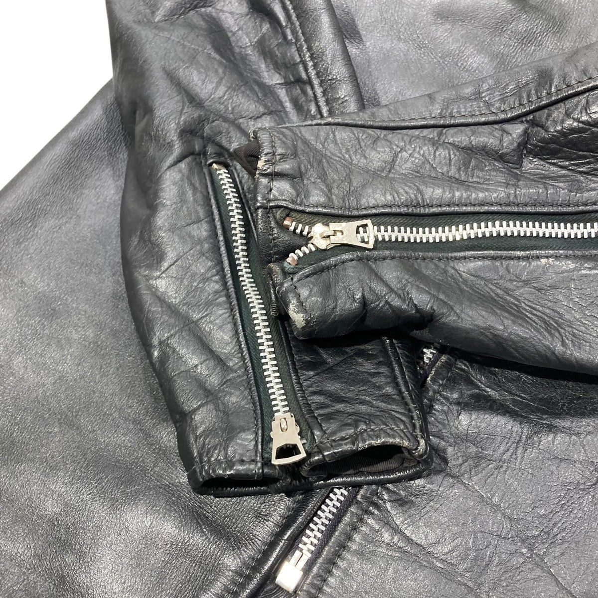 Schott(ショット) 60s 逆ハの字 スタンドカラーシングルライダース