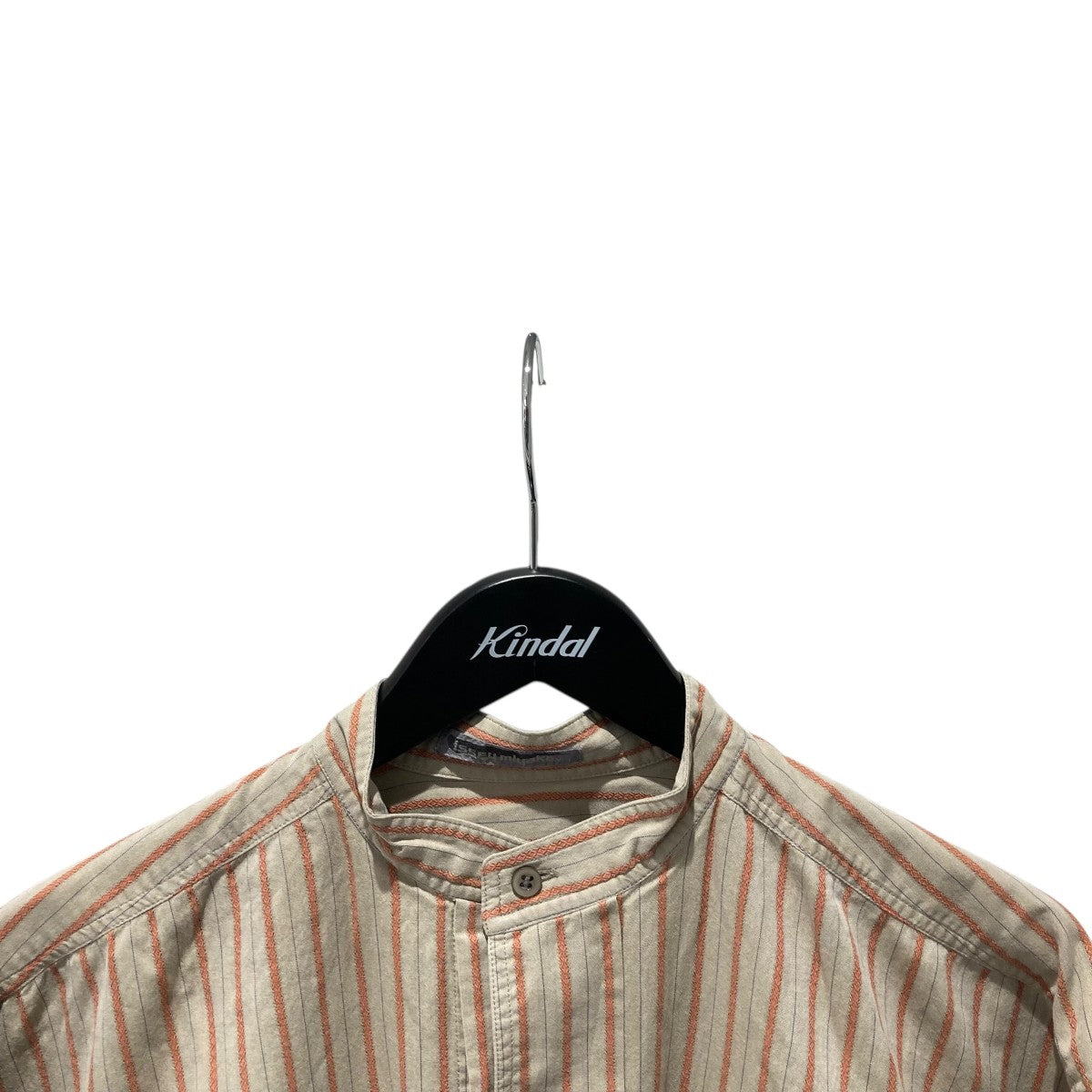 ISSEY MIYAKE MEN ストライプバンドカラーシャツLG12156 古着・中古-3枚目のアイテム画像