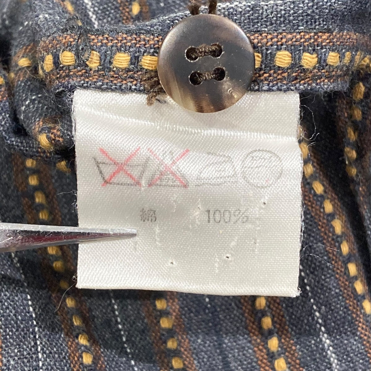 ISSEY MIYAKE MEN(イッセイミヤケ) 80s 筆タグ ハイネックシャツ