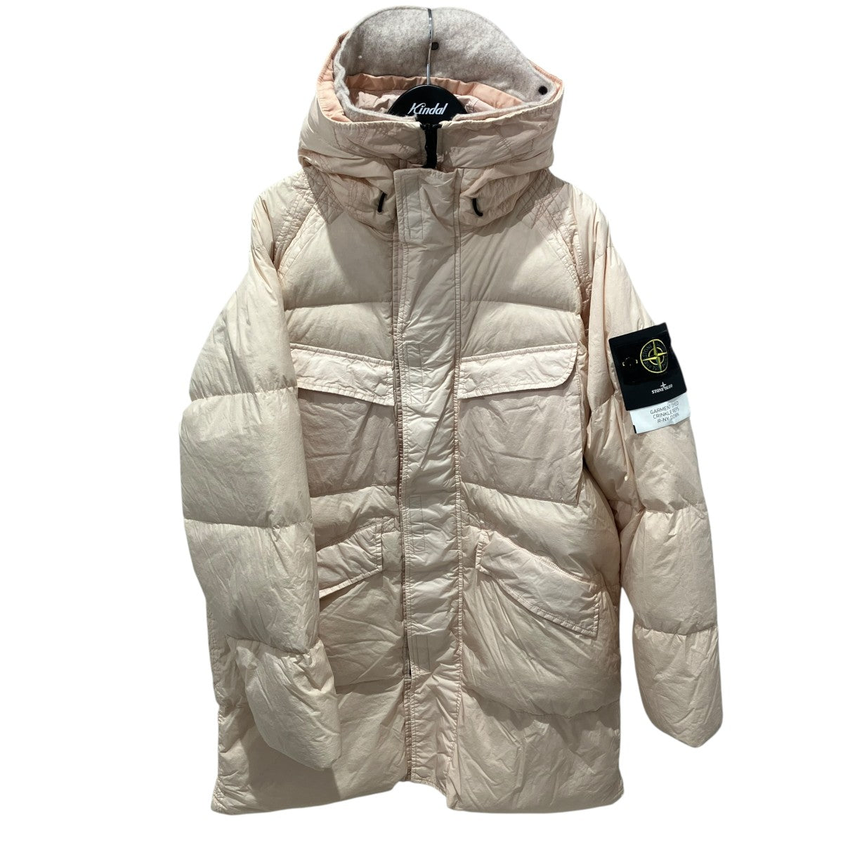 STONE ISLAND Crinkle Reps Padded Relaxed-fit Shell-down Jacketダウンコート771570123 古着・中古-1枚目のアイテム画像