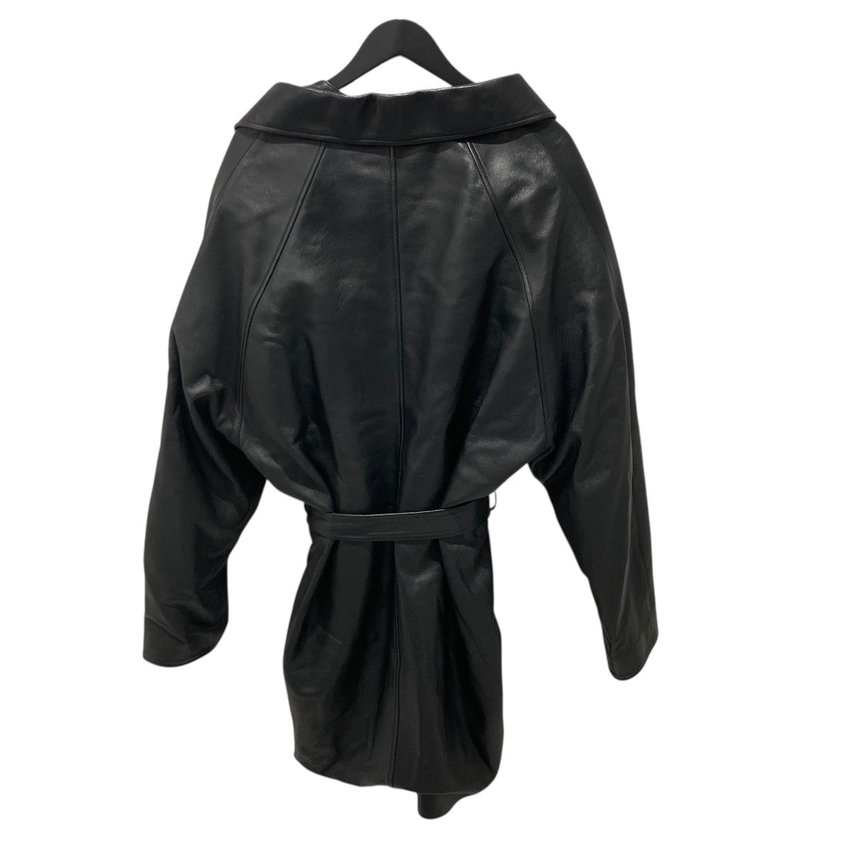 BALENCIAGA(バレンシアガ) レザーコート640982 640982 ブラック サイズ
