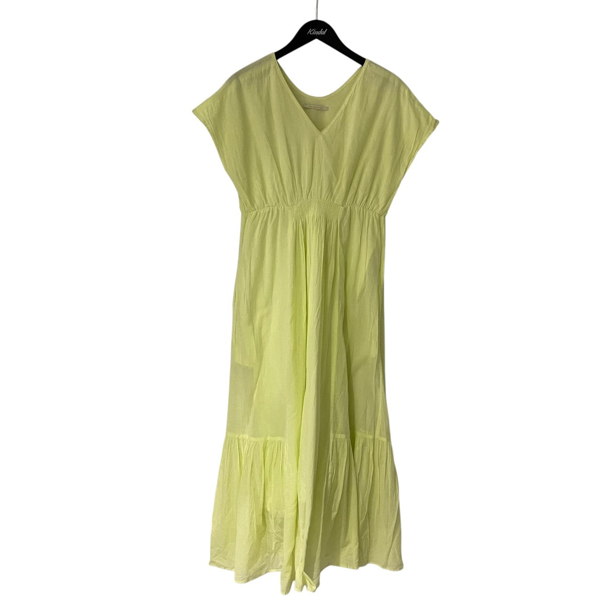 ne quittez pas Cotton Voile V Neck Dress半袖ワンピース010541CA1 古着・中古-1枚目のアイテム画像