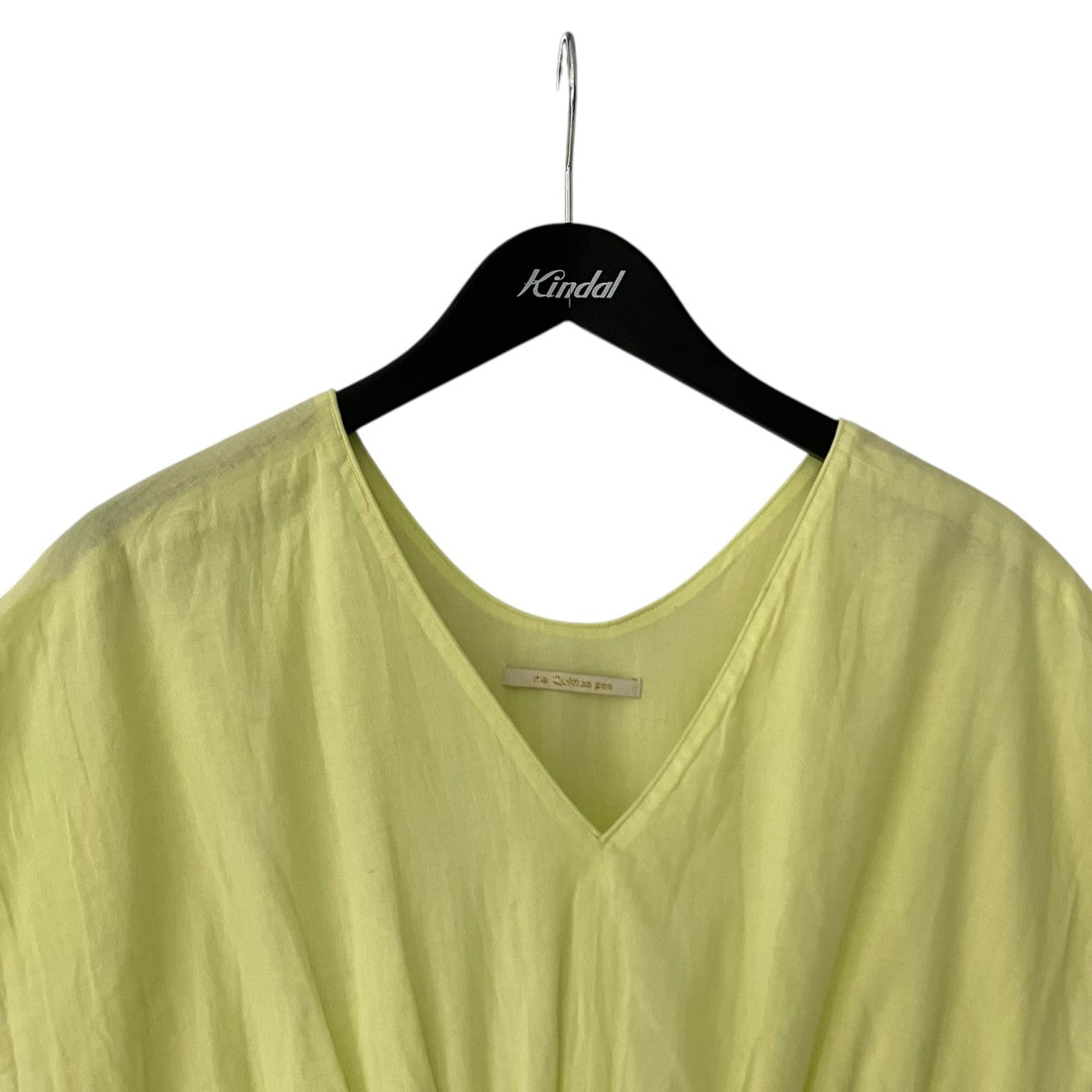 ne quittez pas Cotton Voile V Neck Dress半袖ワンピース010541CA1 古着・中古-3枚目のアイテム画像
