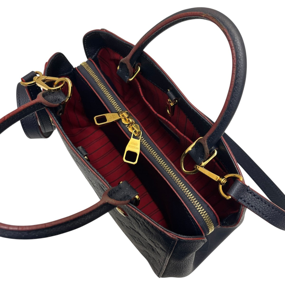 LOUIS VUITTON モンテーニュBBモノグラムアンプラントハンドバッグM42747 古着・中古-6枚目のアイテム画像
