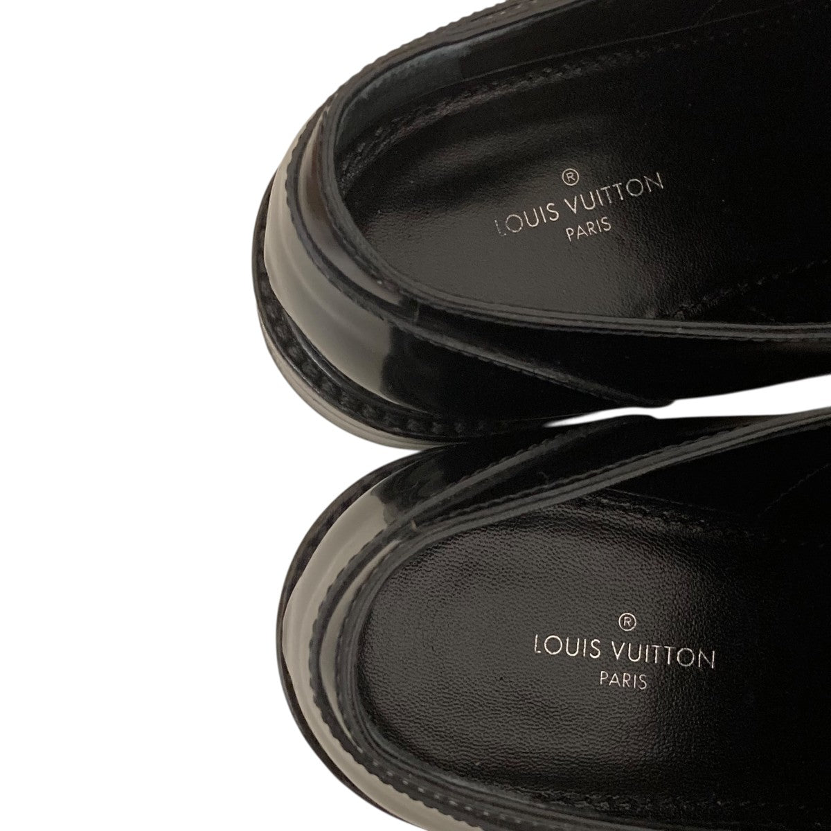 LOUIS VUITTON モノグラムベルト ダービーシューズレザーシューズ 古着・中古-4枚目のアイテム画像