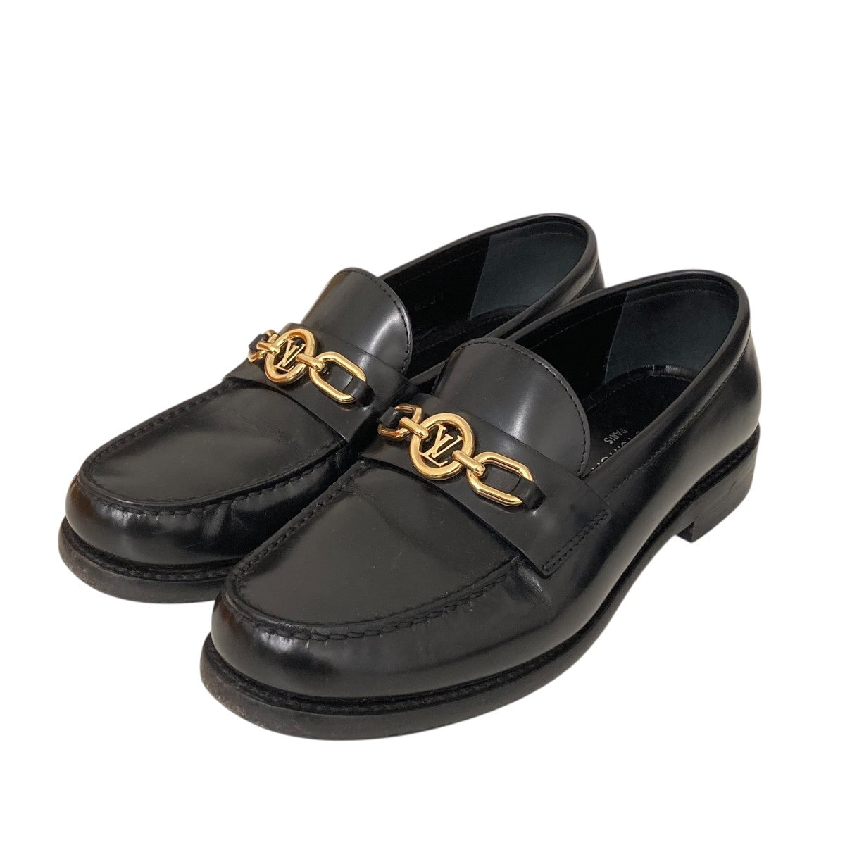 LOUIS VUITTON チェスラインローファー 古着・中古-1枚目のアイテム画像