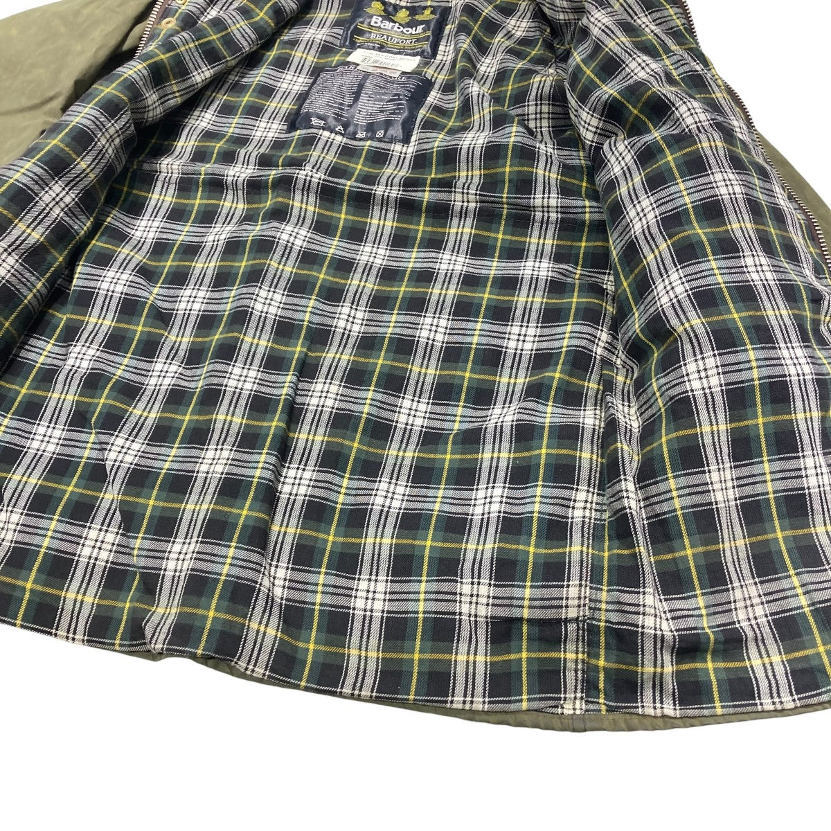 Barbour 87-90S 3ワラント BEAUFORTジャケット 古着・中古-5枚目のアイテム画像