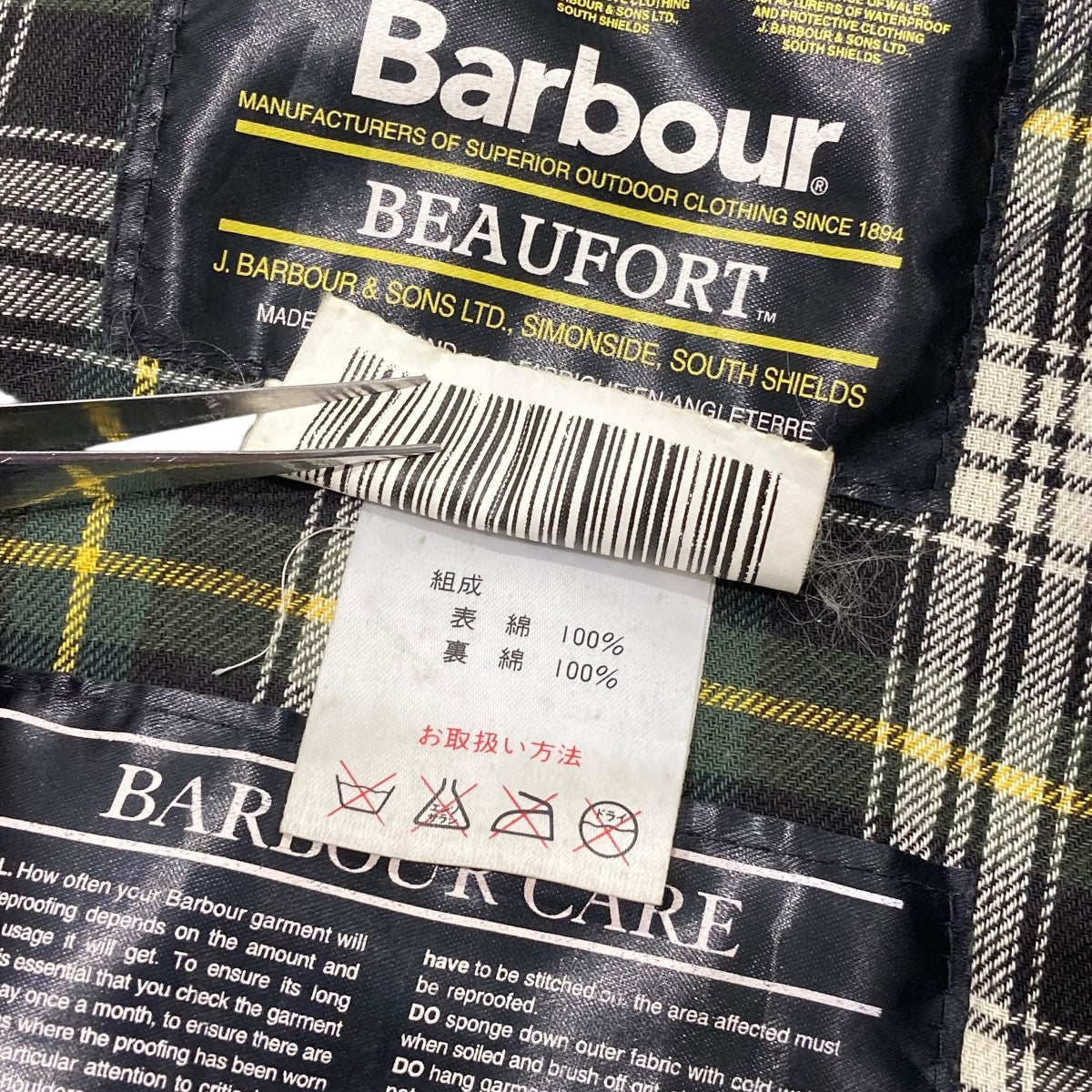 Barbour 87-90S 3ワラント BEAUFORTジャケット 古着・中古-7枚目のアイテム画像
