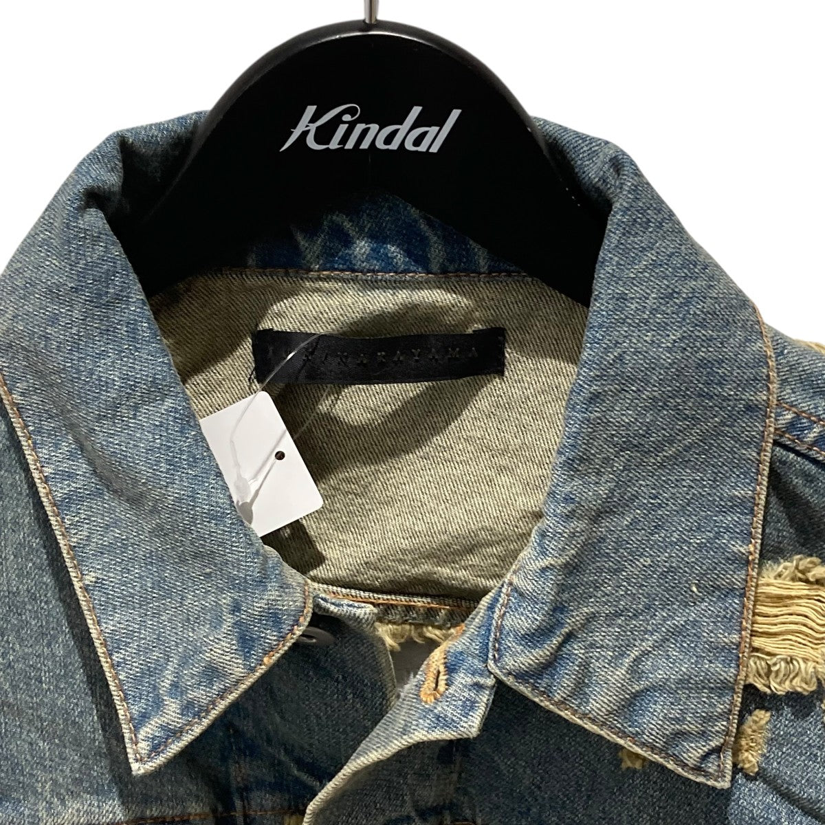 junnakayama JN DISTRESSED DENIM JACKETデニムジャケットjndj-ind 古着・中古-3枚目のアイテム画像