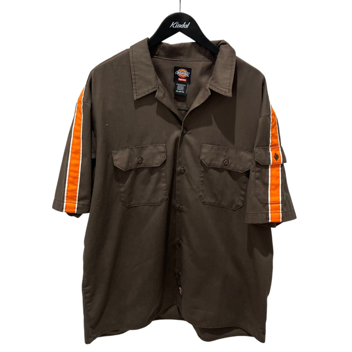 Supreme×Dickies 22SSStripe S S Work Shirt半袖シャツ 古着・中古-1枚目のアイテム画像