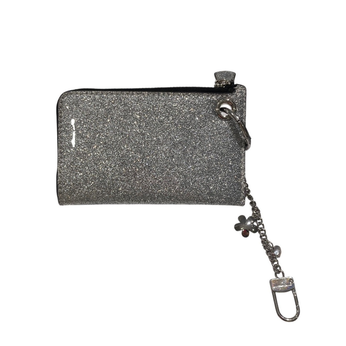 MARC JACOBS 25AWザ コーテッド グリッター エブリデイ トップジップ チャーム ウォレットコインケース 古着・中古-2枚目のアイテム画像