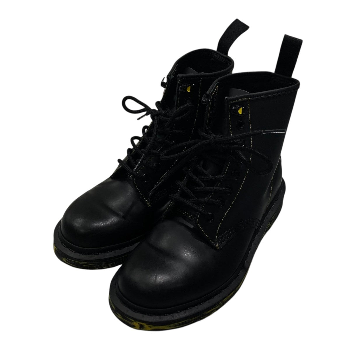 MARBLED SOLE SMOOTH LEATHER LACE UP BOOTSレザーブーツ31158001