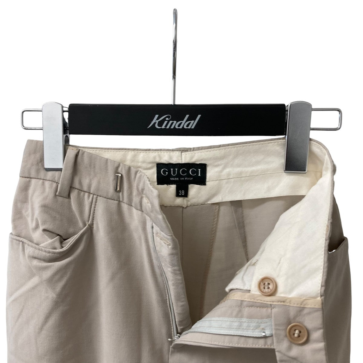 GUCCI(グッチ) パンツ201-0415-7914 201-0415-7914 ベージュ サイズ 38