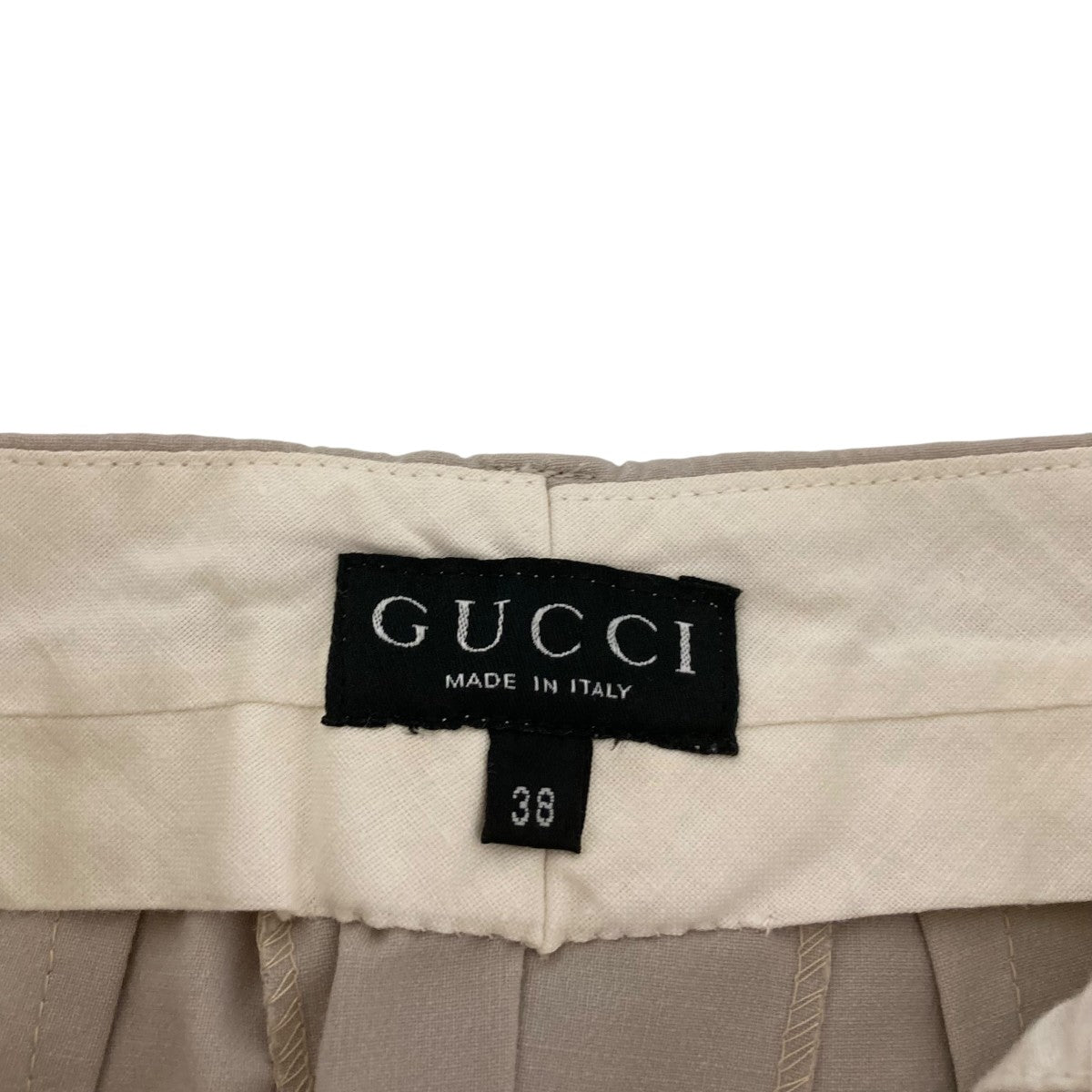 GUCCI(グッチ) パンツ201-0415-7914 201-0415-7914 ベージュ サイズ 38