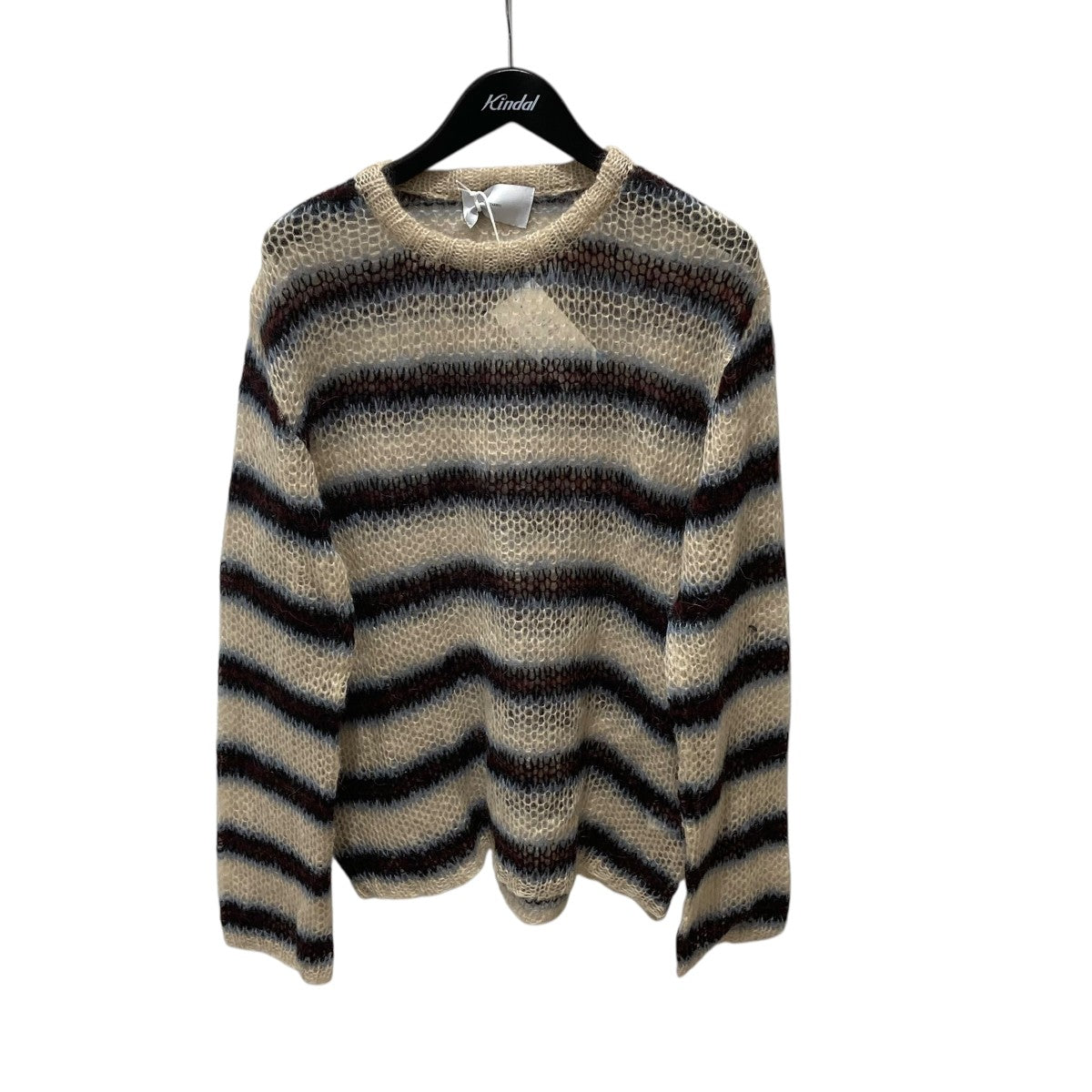SUGARHILL MOHAIR STRIPE PULLOVERプルオーバーニット2411300603 古着・中古-1枚目のアイテム画像