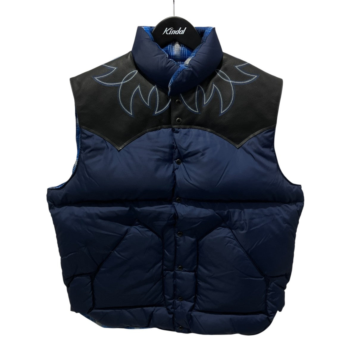 Rocky Mountain Featherbed×Rafu RMFC Down Vest W EMB’Dダウンベストダウンベスト290-232-55 古着・中古-1枚目のアイテム画像
