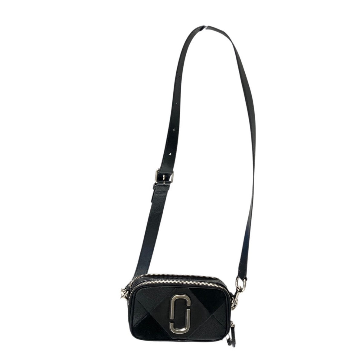 MARC JACOBS 25AWTHE SNAPSHOTSUEDE PATCHWORK SNAPSHOTショルダーバッグ 古着・中古-1枚目のアイテム画像