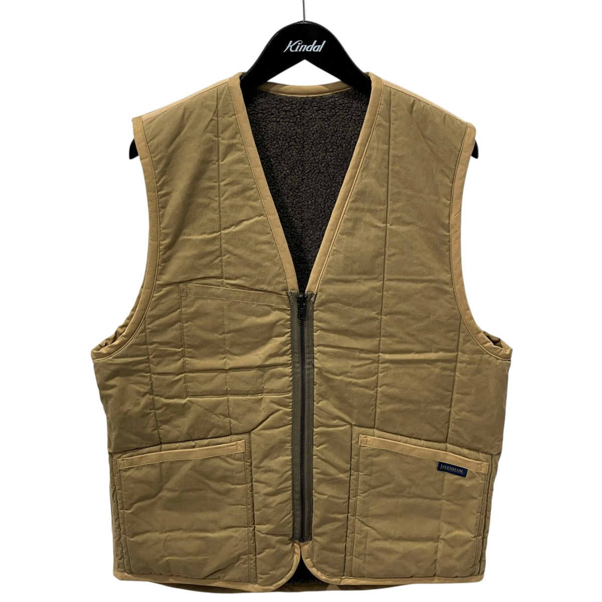 REVERSIBLE ZIP FRONT GILETリバーシブルベスト