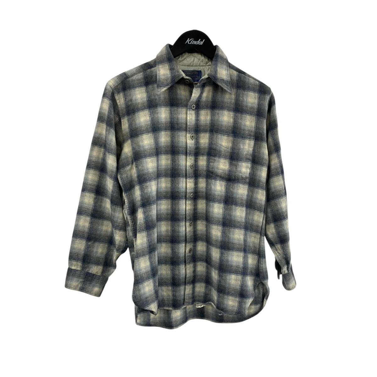 PENDLETON 70sチェックウールシャツ 古着・中古-1枚目のアイテム画像