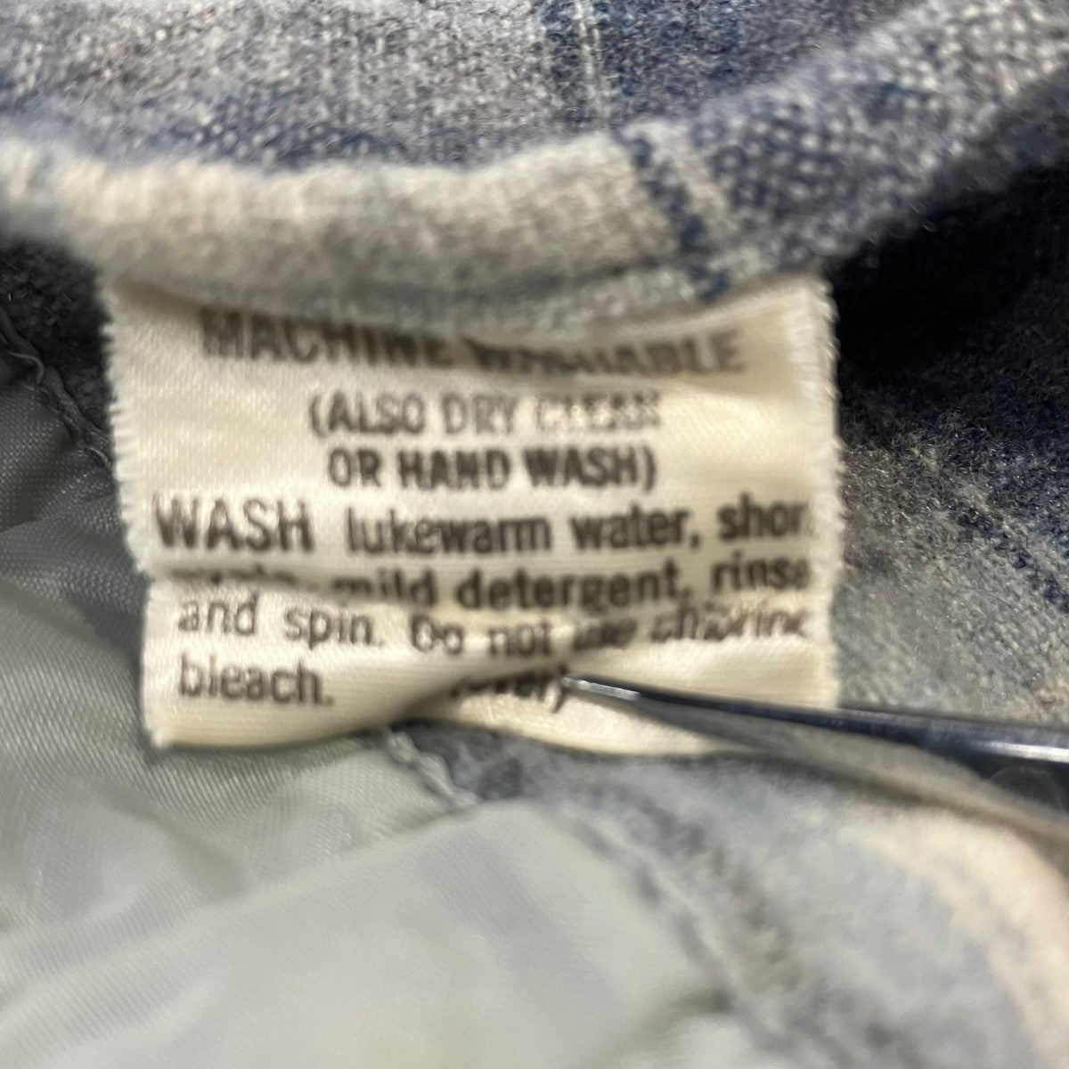 PENDLETON 70sチェックウールシャツ 古着・中古-6枚目のアイテム画像