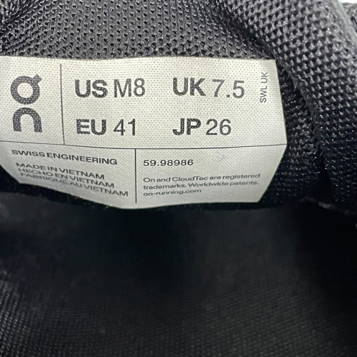 On Cloud 5スニーカー59.98986 古着・中古-7枚目のアイテム画像