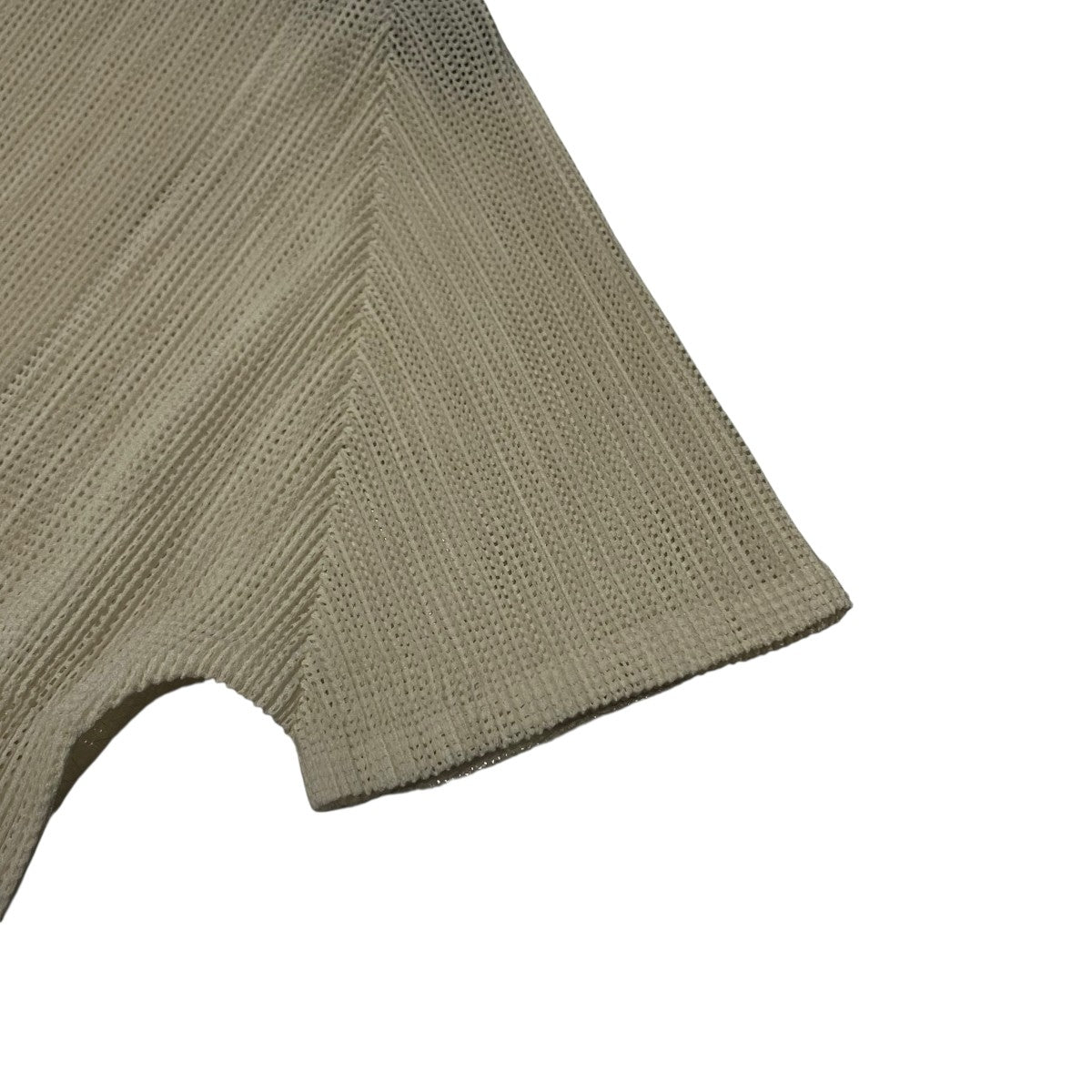 プリーツプリーズ 半袖カットソー 3 L - プリーツプリーズPLEATS PLEASE プリーツハイネック半袖カットソー 赤