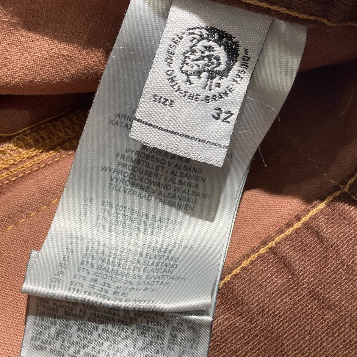 DIESEL Sweat jeansワークパンツD-FRANKY-SP-NE 古着・中古-6枚目のアイテム画像