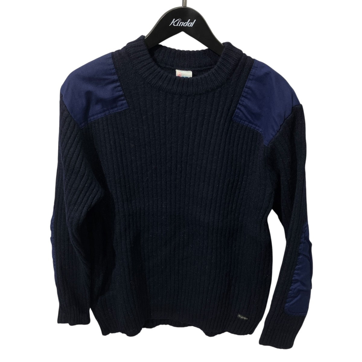 SAINT JAMES 70sクルーネックニット 古着・中古-1枚目のアイテム画像
