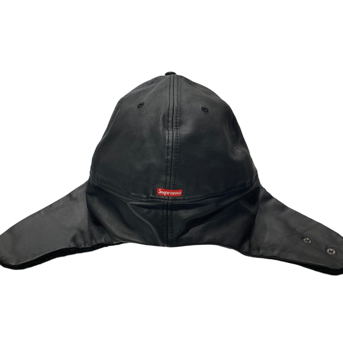 22AWLeather Earflap Box Logo Nrew Era Capキャップ