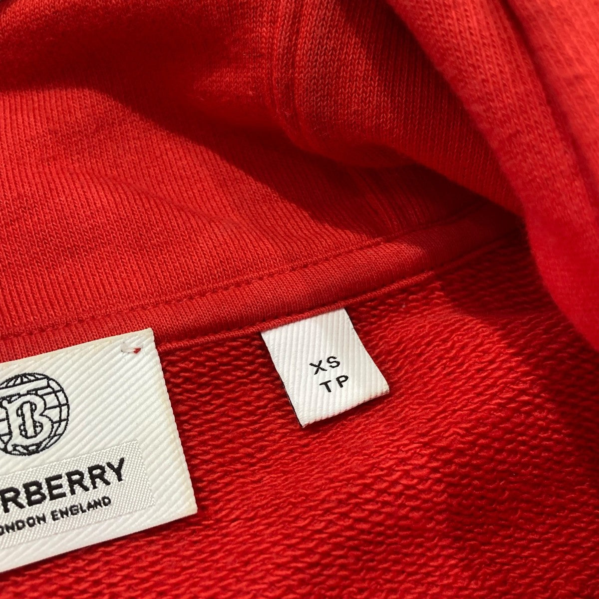 BURBERRY LOVEプリントプルオーバーパーカー8038129 古着・中古-5枚目のアイテム画像