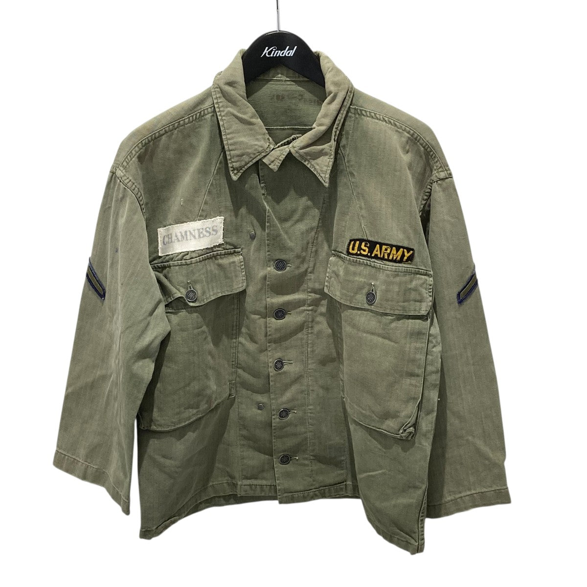 US ARMY 40s M-43ヘリンボーンツイルジャケット 古着・中古-1枚目のアイテム画像