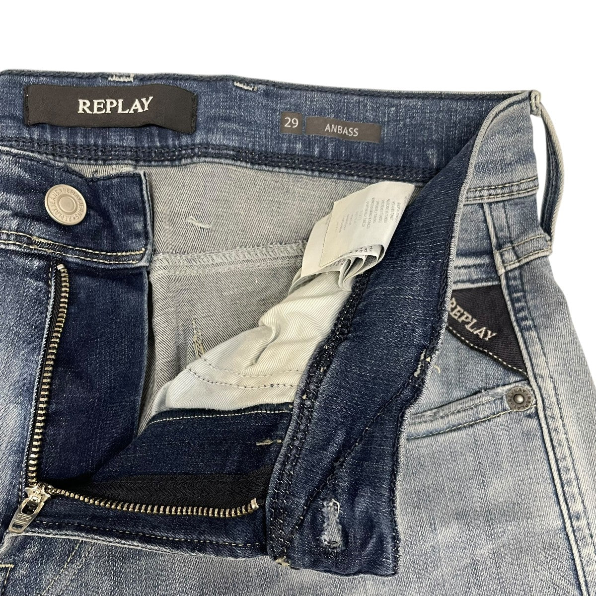 ANBASS HYPERFLEX  ストレッチスキニーデニムパンツ914Y.000.661