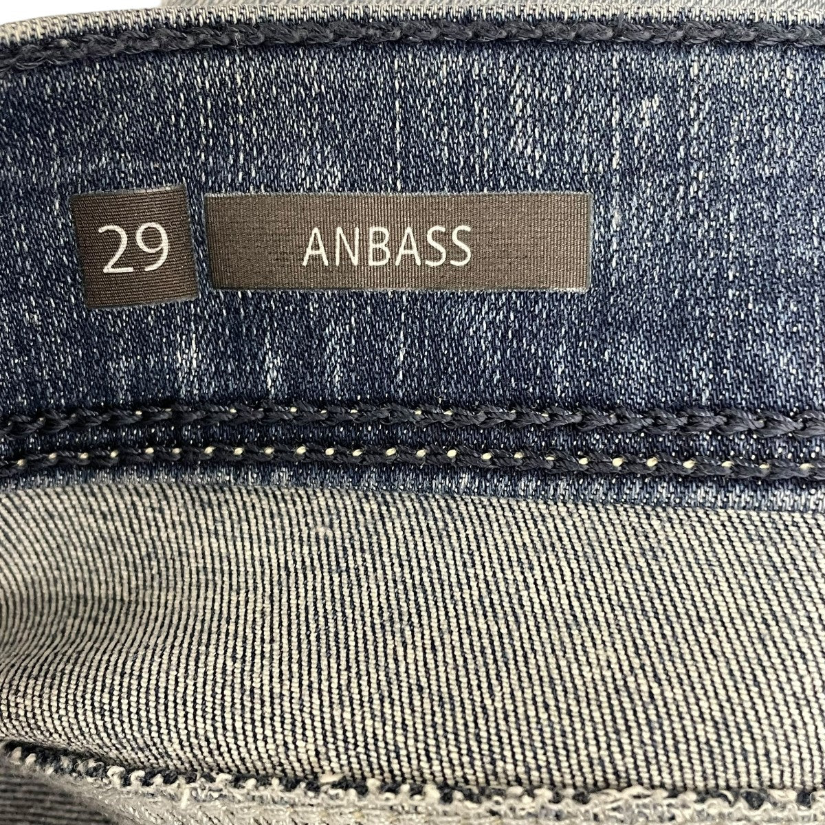ANBASS HYPERFLEX  ストレッチスキニーデニムパンツ914Y.000.661