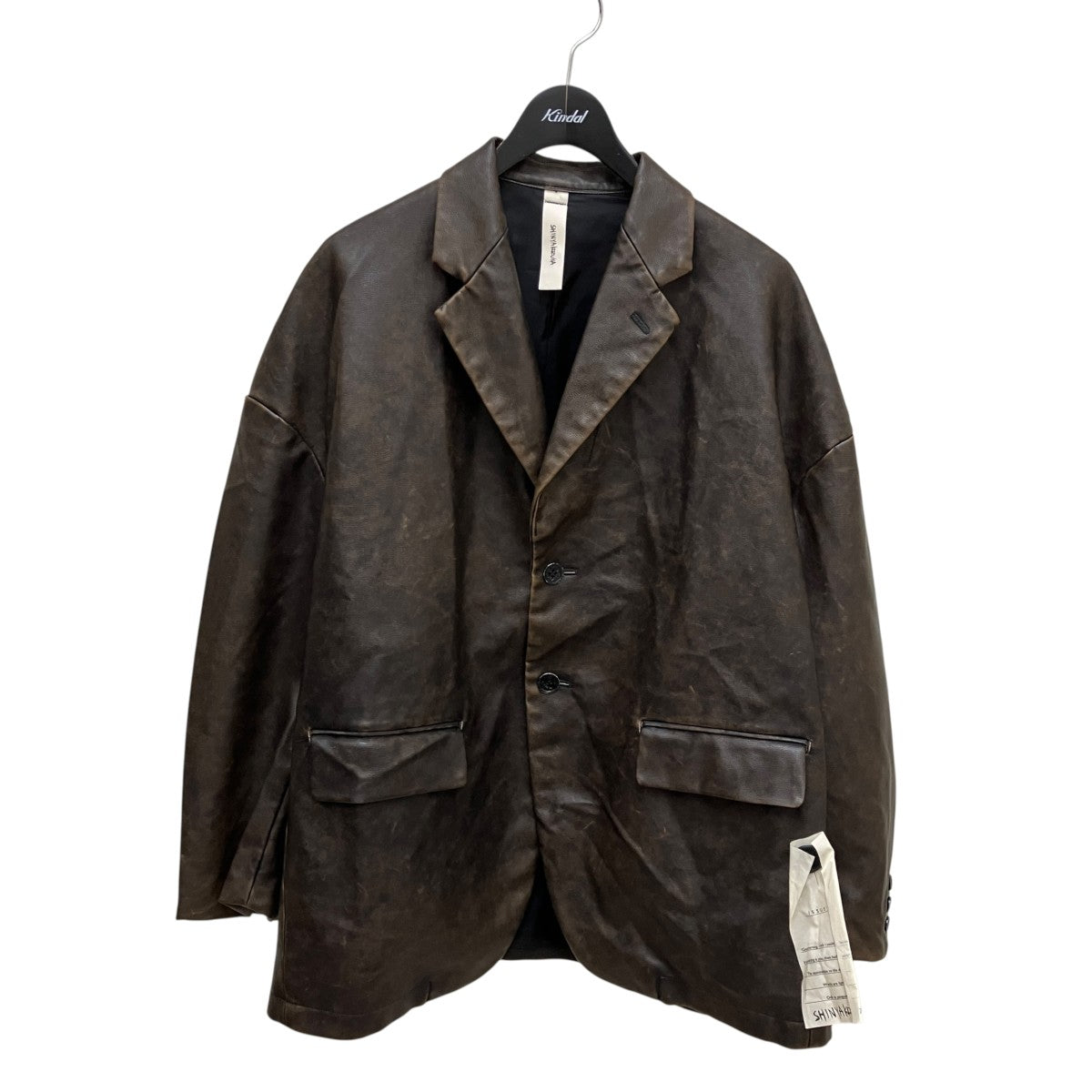 HIS JACKETフェイクレザージャケット2502sk20