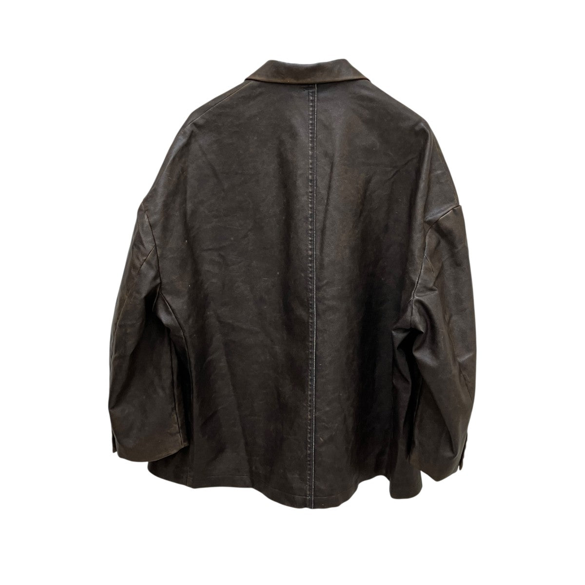 HIS JACKETフェイクレザージャケット2502sk20